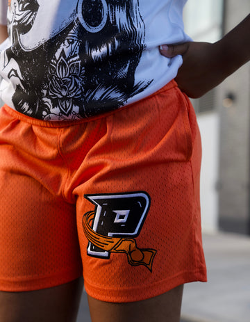 PAID ORANGE SHORTS