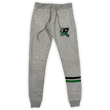 GREY PAID PANTS