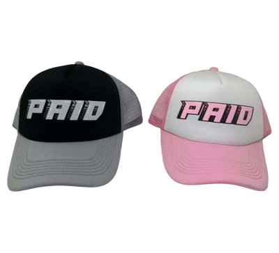 PAID TRUCKER HAT