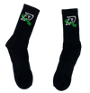 BLACK SWOOSH SOCKS