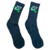 BLACK SWOOSH SOCKS