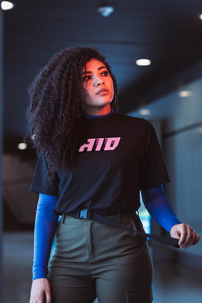 PINK FUTURISTIC TEE